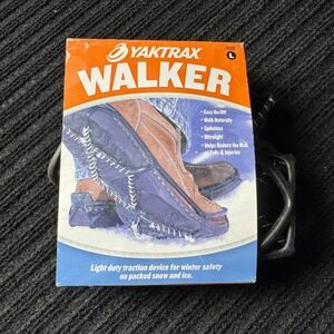 Yaktrax Walker Ice Snow Traction Cleats Black Large 11.5-13.5 Mens 13-15 Womens